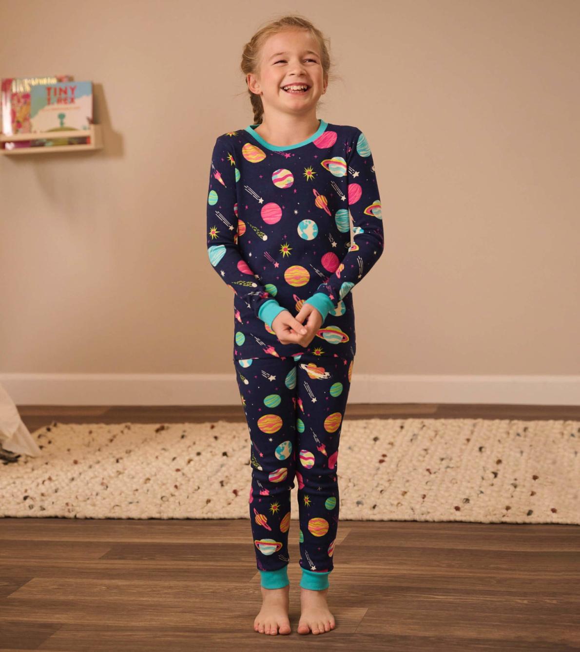 Hatley Sleepwear | Girls Interstellar Organic Cotton Pajama Set