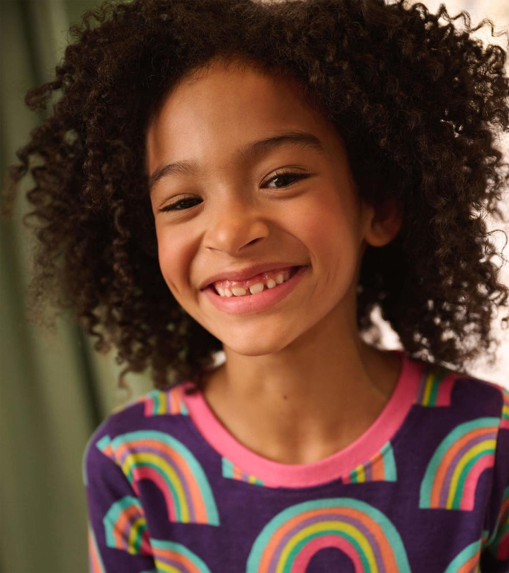Hatley Sleepwear | Girls Rainbows Organic Cotton Pajama Set