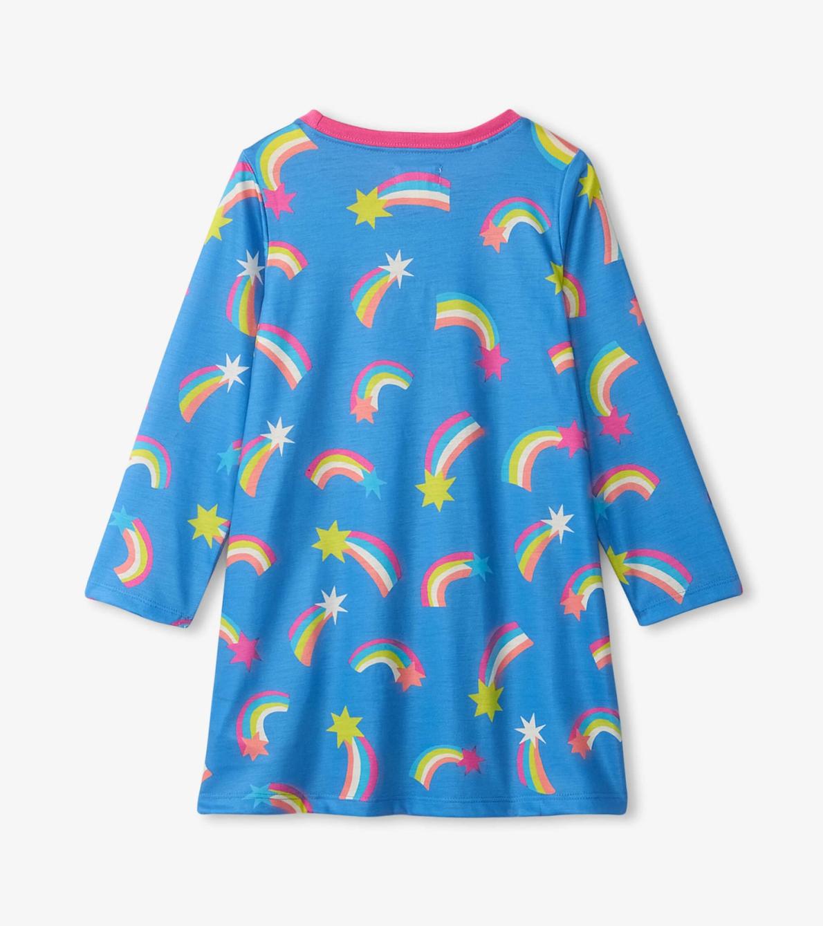 Hatley Sleepwear | Girls Shooting Stars Long Sleeve Girls Nightgown