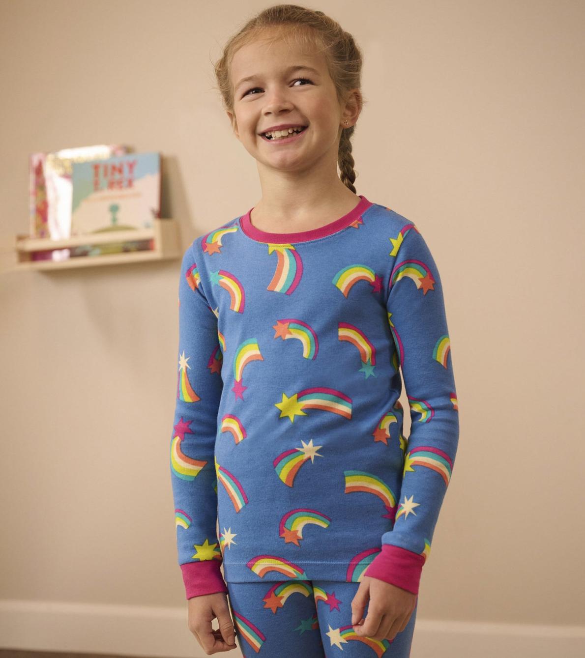 Hatley Sleepwear | Girls Shooting Stars Organic Cotton Pajama Set