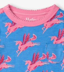 Hatley Sleepwear | Girls Unicorn Bamboo Pajama Set