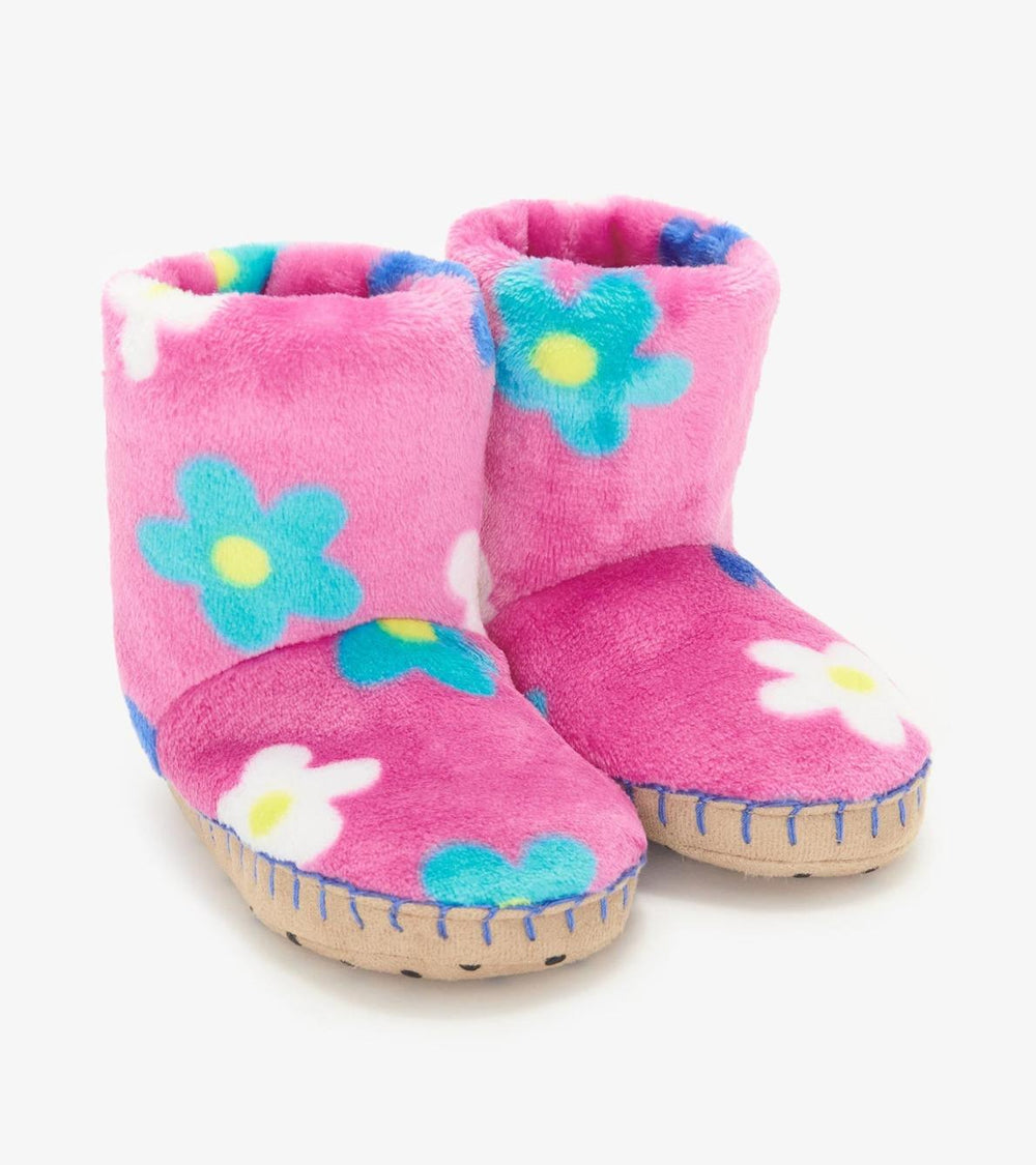 Hatley Sleepwear | Girls/Baby &amp; Toddler Baby Girls Daisies Fleece Slippers