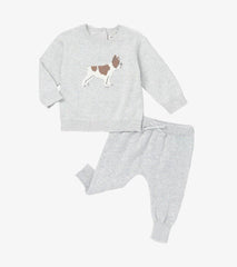 Hatley Sweaters | Baby &amp; Toddler Baby Boys Little Bulldog Pullover Sweater &amp; Pants