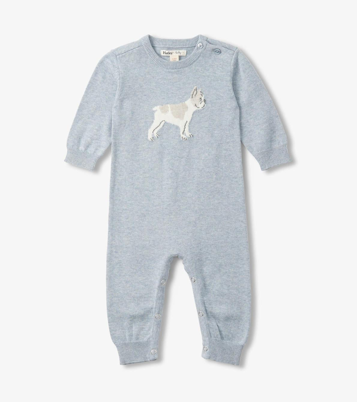 Hatley Sweaters | Baby &amp; Toddler Baby Boys Little Bulldog Sweater Romper