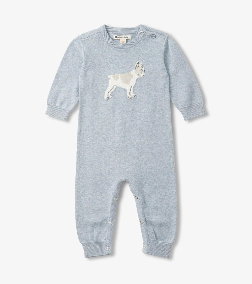 Hatley Sweaters | Baby &amp; Toddler Baby Boys Little Bulldog Sweater Romper