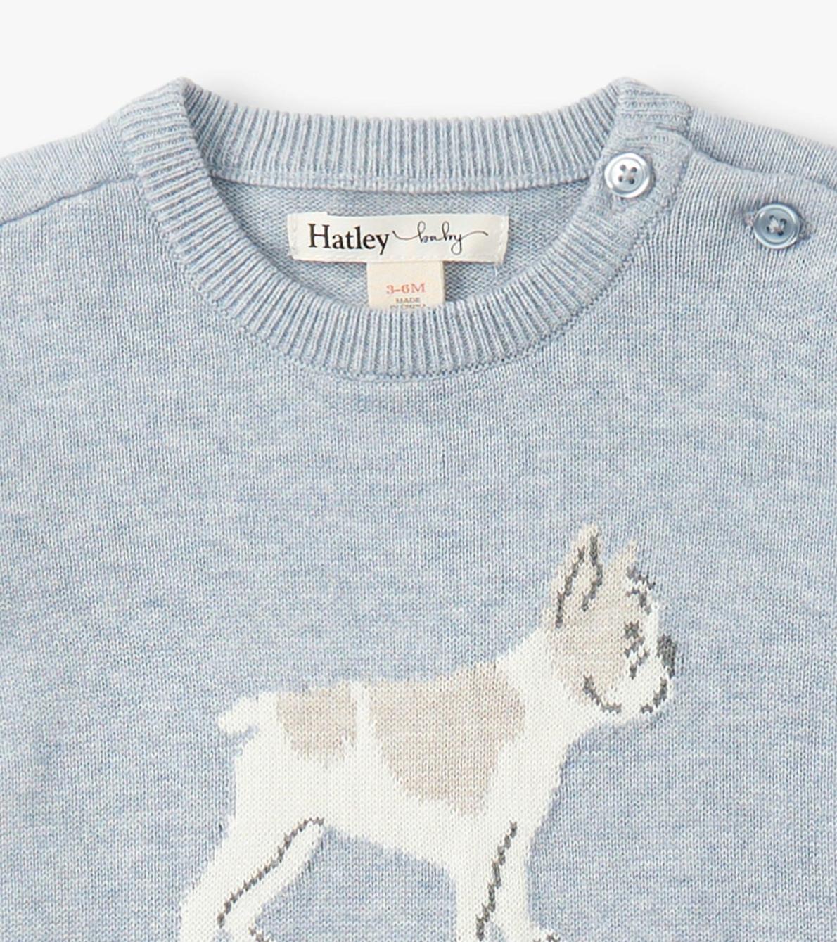 Hatley Sweaters | Baby &amp; Toddler Baby Boys Little Bulldog Sweater Romper