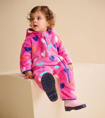 Hatley Sweaters | Baby &amp; Toddler Baby Girls Hearts Fleece Suit