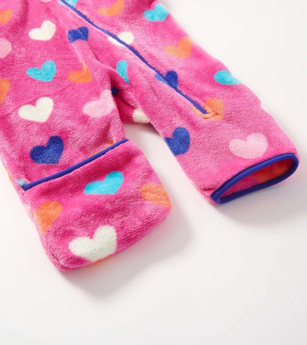 Hatley Sweaters | Baby &amp; Toddler Baby Girls Hearts Fleece Suit