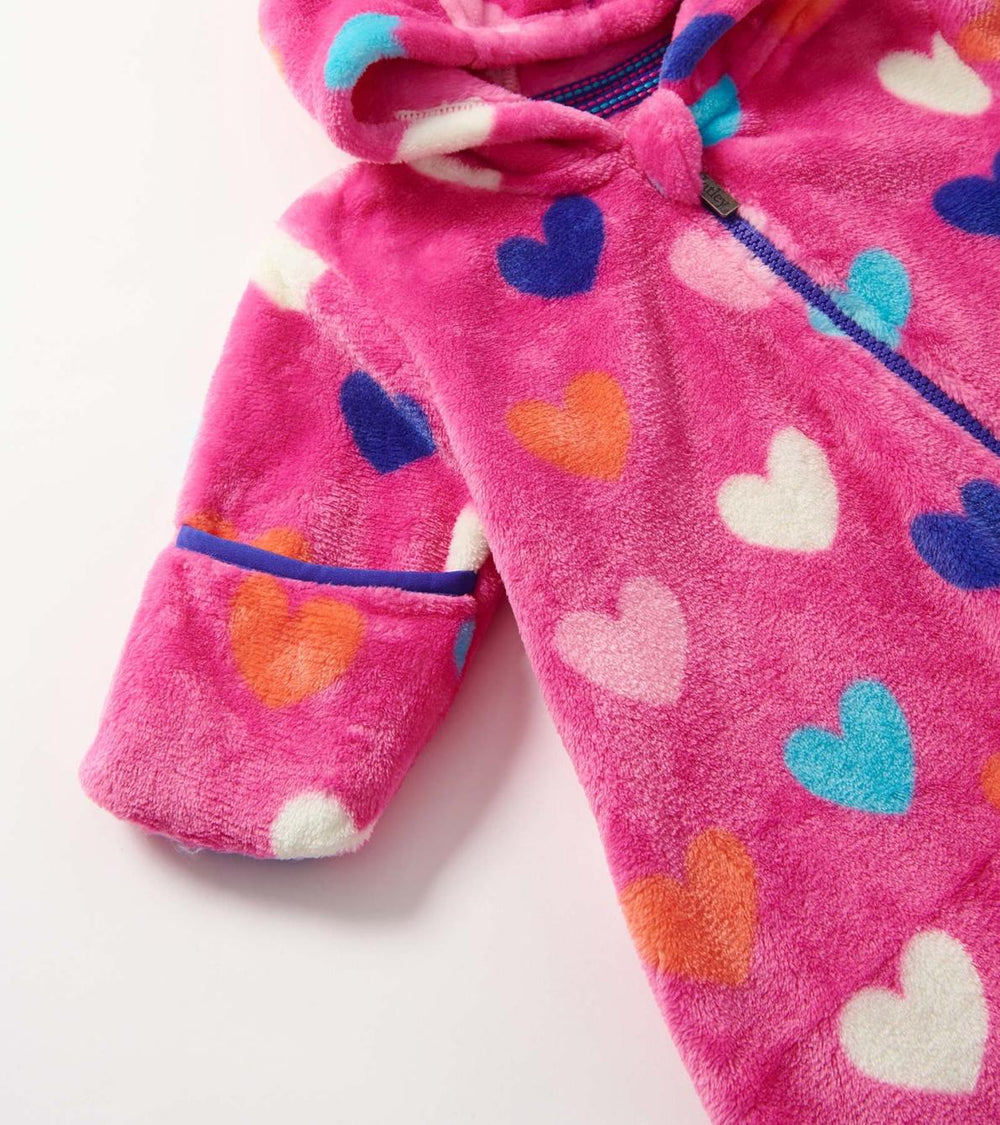 Hatley Sweaters | Baby &amp; Toddler Baby Girls Hearts Fleece Suit