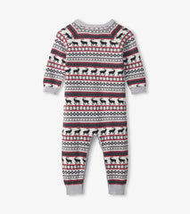 Hatley Sweaters | Baby &amp; Toddler Baby Stag Fairisle Sweater Onesie