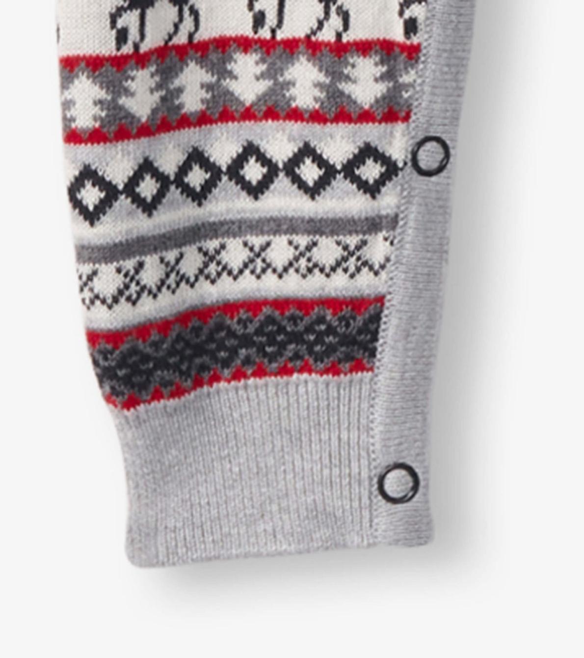 Hatley Sweaters | Baby &amp; Toddler Baby Stag Fairisle Sweater Onesie