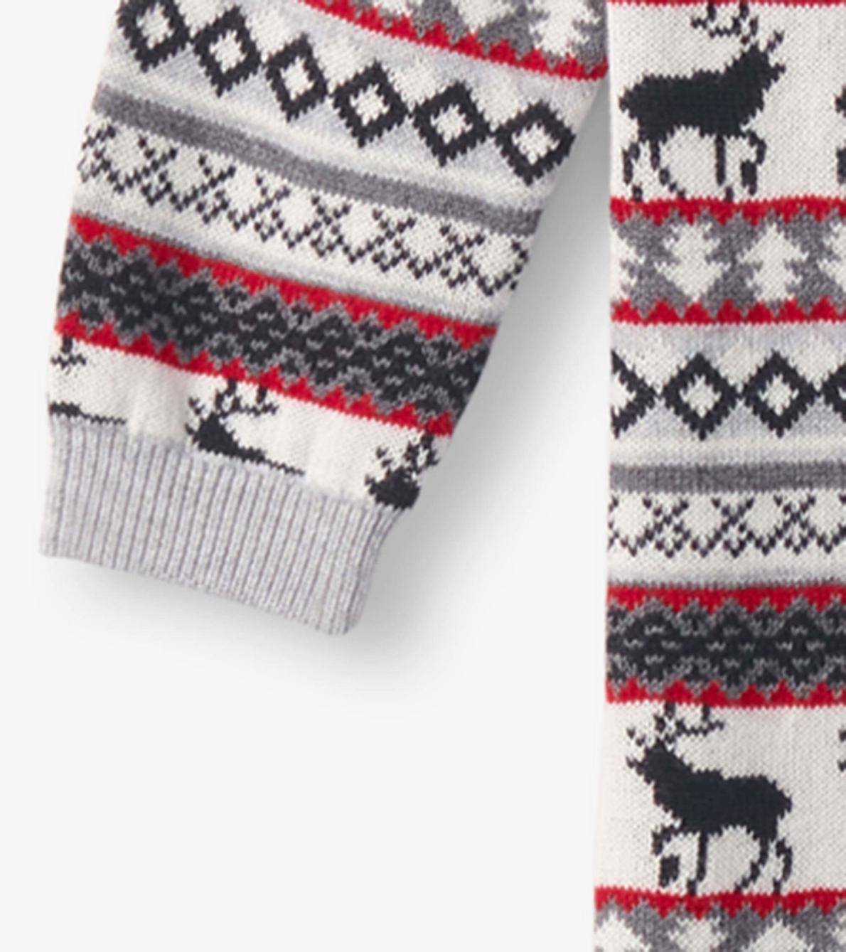 Hatley Sweaters | Baby &amp; Toddler Baby Stag Fairisle Sweater Onesie
