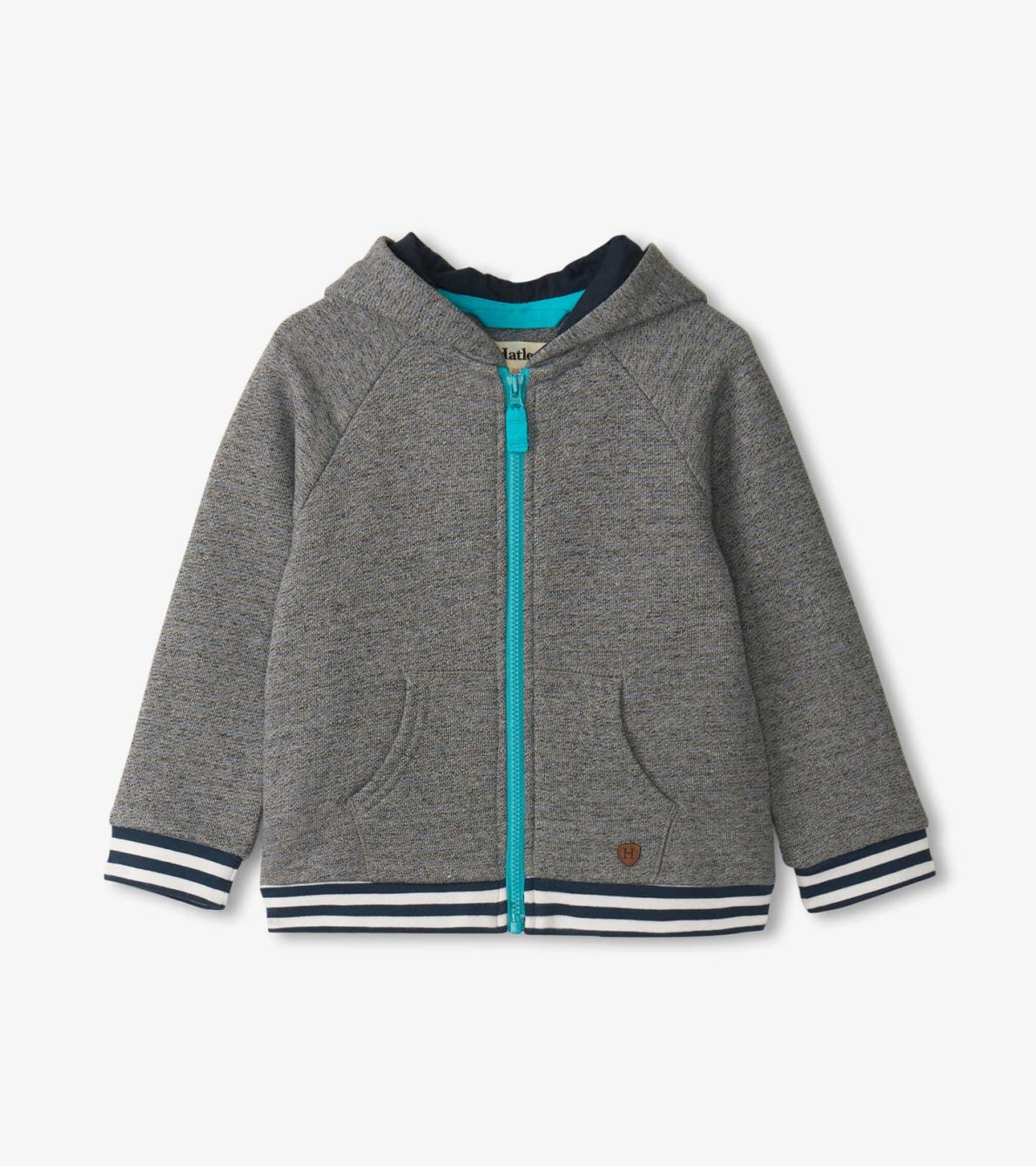 Hatley Sweaters | Baby &amp; Toddler Baby &amp; Toddler Boys Flame Blue Zip-Up Hoodie