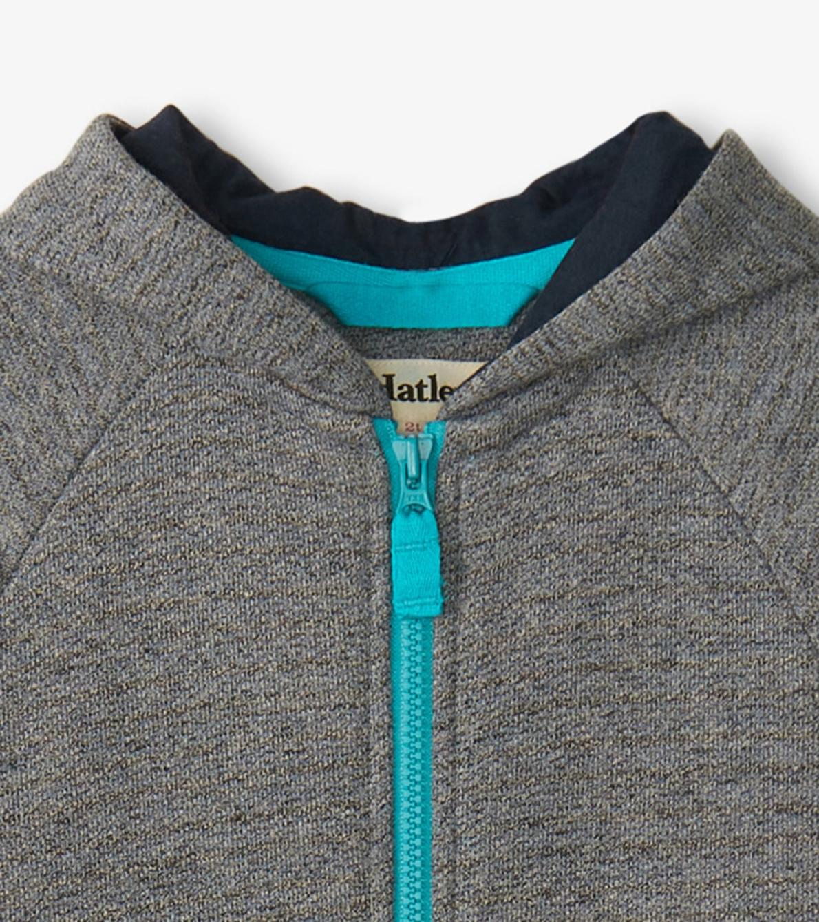 Hatley Sweaters | Baby &amp; Toddler Baby &amp; Toddler Boys Flame Blue Zip-Up Hoodie