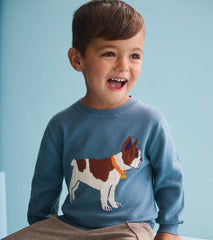 Hatley Sweaters | Baby &amp; Toddler Baby &amp; Toddler Boys French Bulldogs Crew Neck Sweater