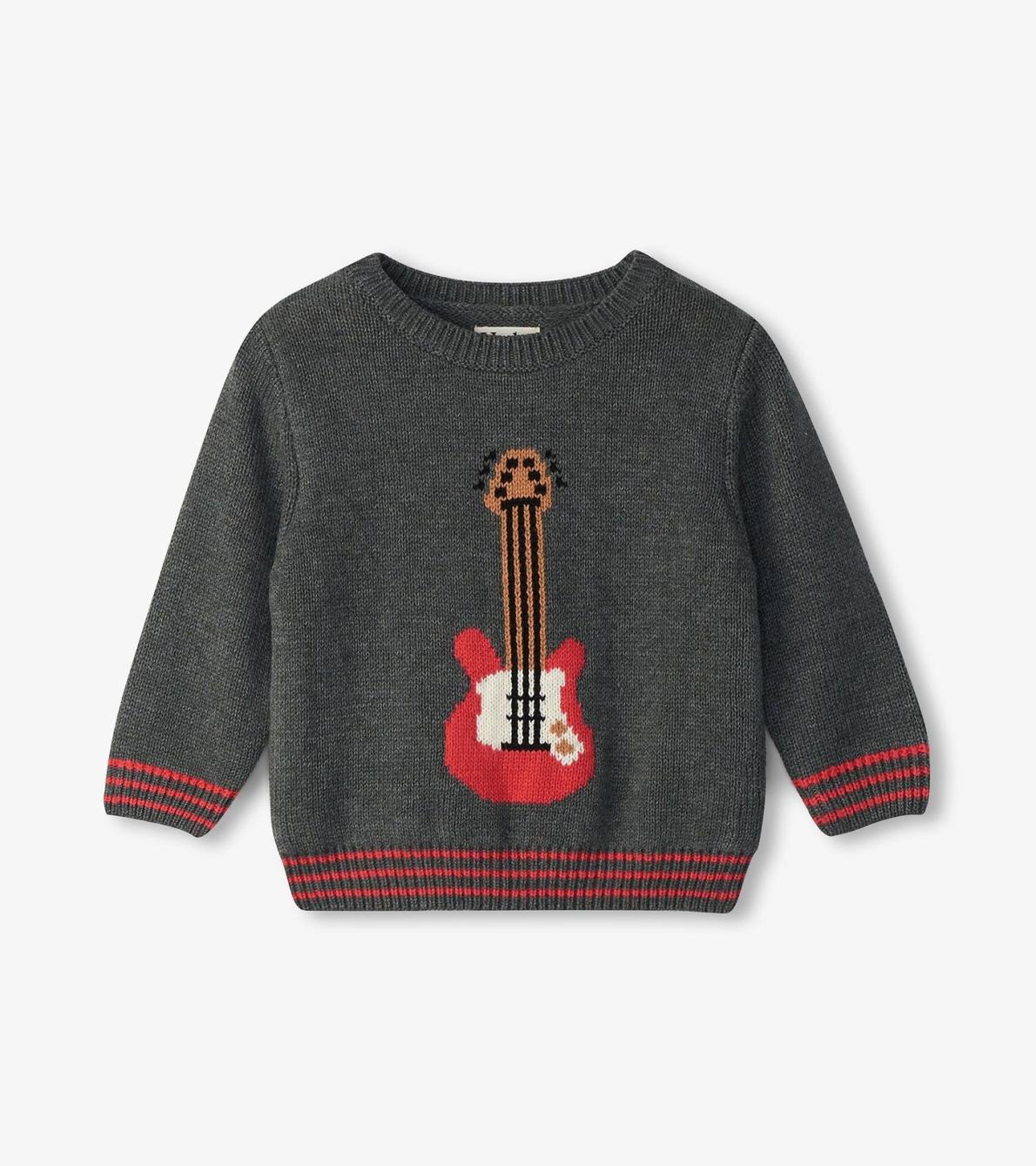Hatley Sweaters | Baby &amp; Toddler Baby &amp; Toddler Boys Guitar Crew Neck Knit Sweater