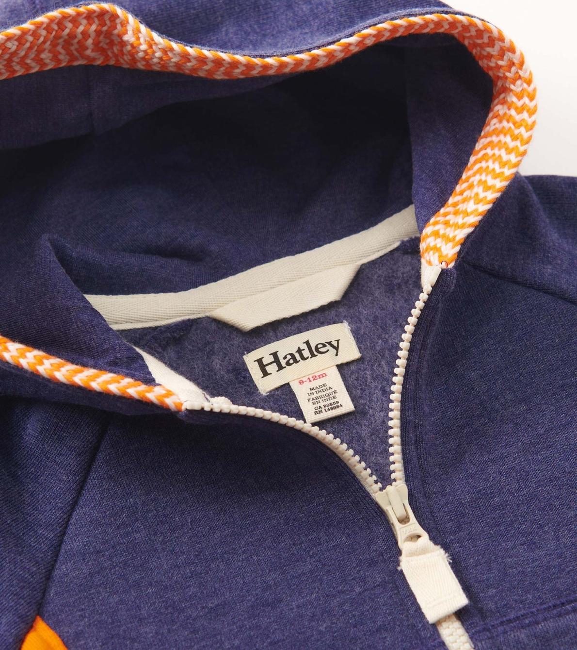 Hatley Sweaters | Baby &amp; Toddler Baby &amp; Toddler Boys Oriole Stripe Zip-Up Hoodie