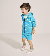 Hatley Sweaters | Baby &amp; Toddler Baby &amp; Toddler Boys Shark Silhouette Glow Zip-Up Hoodie