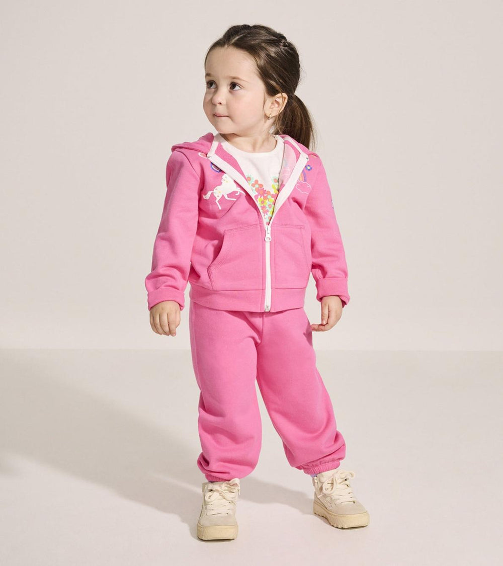 Hatley Sweaters | Baby &amp; Toddler Baby &amp; Toddler Girls Pink Love Everywhere Hoodie