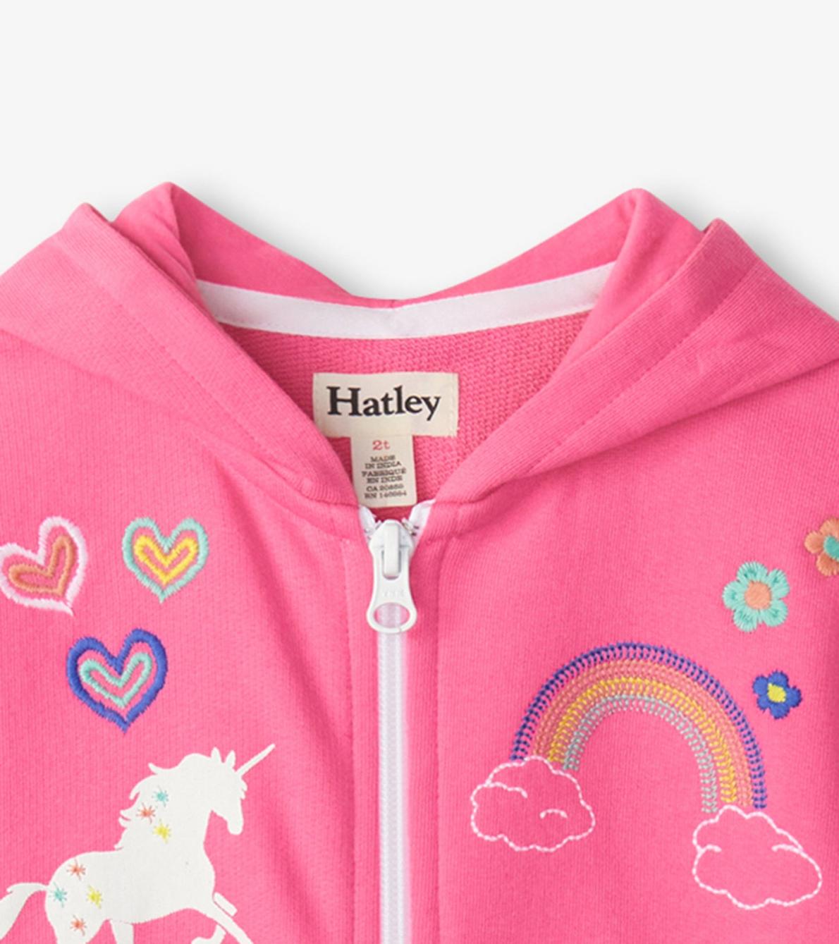 Hatley Sweaters | Baby &amp; Toddler Baby &amp; Toddler Girls Pink Love Everywhere Hoodie