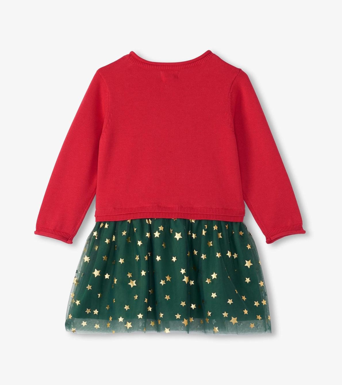 Hatley Sweaters | Baby &amp; Toddler Baby &amp; Toddler Holiday Reindeer Drop Waist Sweater Dress
