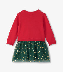 Hatley Sweaters | Baby &amp; Toddler Baby &amp; Toddler Holiday Reindeer Drop Waist Sweater Dress
