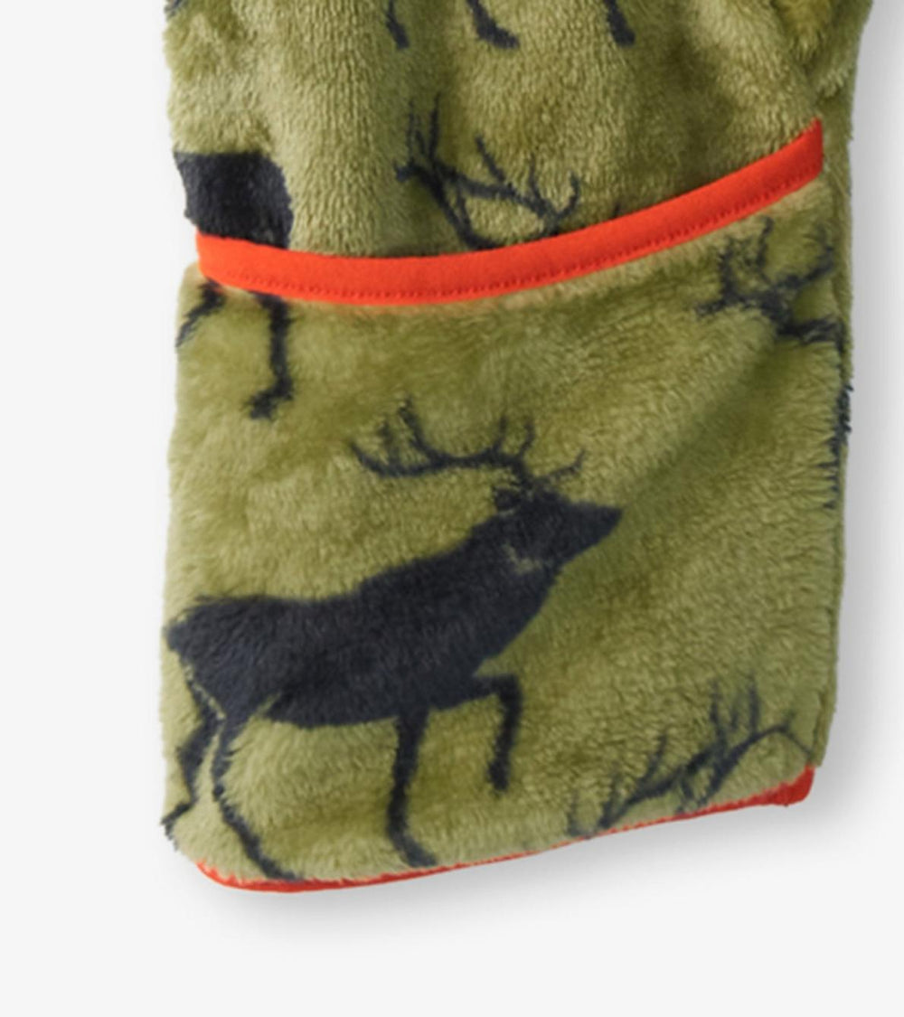 Hatley Sweaters | Baby &amp; Toddler Magestic Elk Baby Fleece Suit