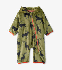 Hatley Sweaters | Baby &amp; Toddler Magestic Elk Baby Fleece Suit