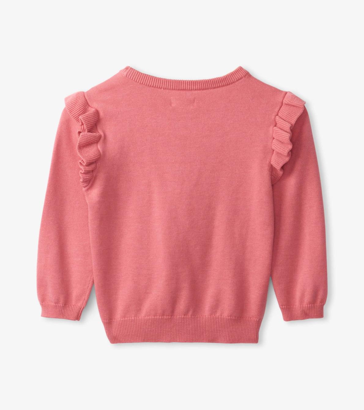 Hatley Sweaters | Baby &amp; Toddler Striped Heart Ruffle Sleeve Sweater