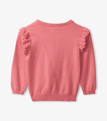 Hatley Sweaters | Baby &amp; Toddler Striped Heart Ruffle Sleeve Sweater
