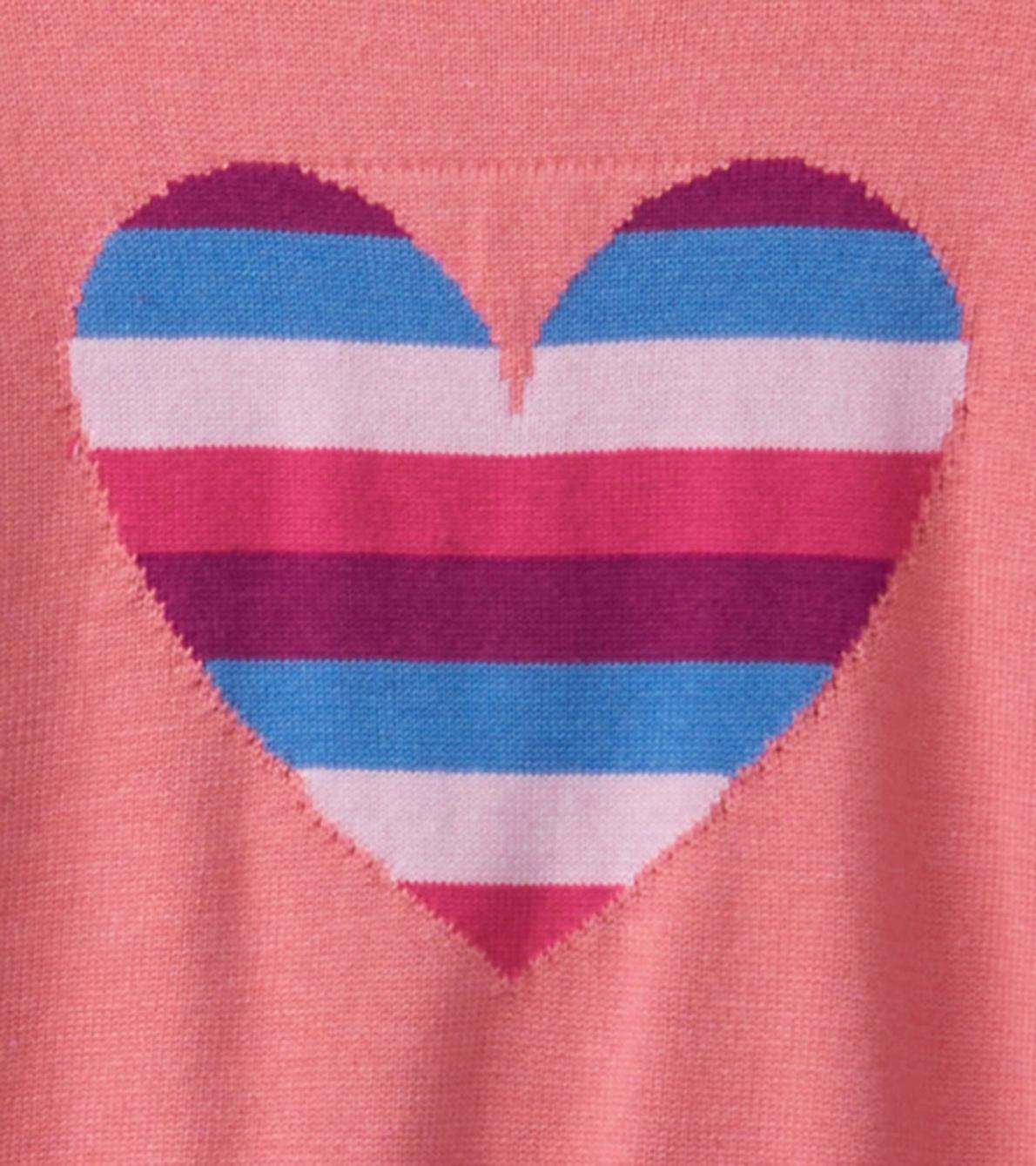 Hatley Sweaters | Baby &amp; Toddler Striped Heart Ruffle Sleeve Sweater