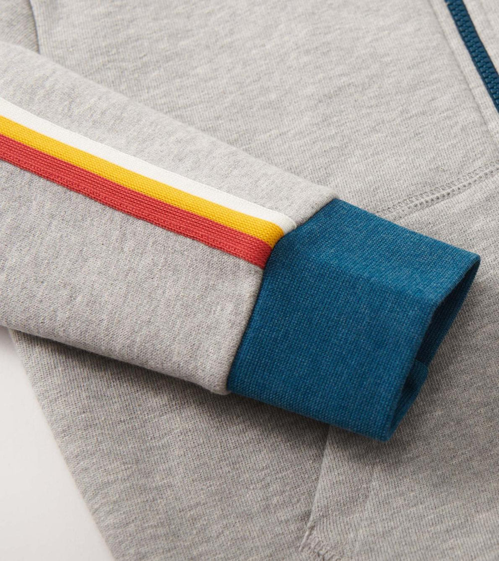 Hatley Sweaters | Boys Boys Athletic Grey Zip-Up Hoodie