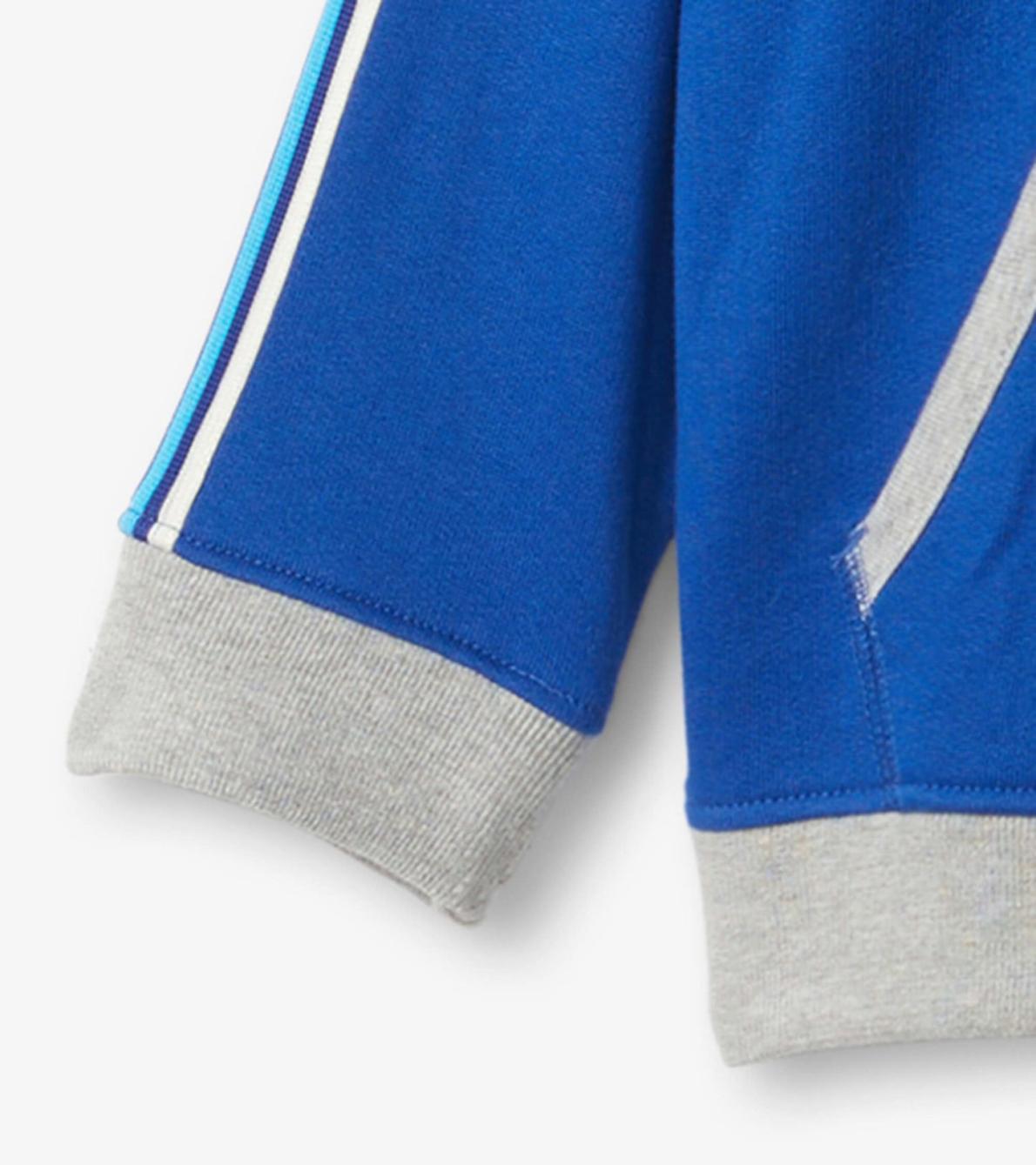 Hatley Sweaters | Boys Boys Blue Pullover Terry Sweatshirt