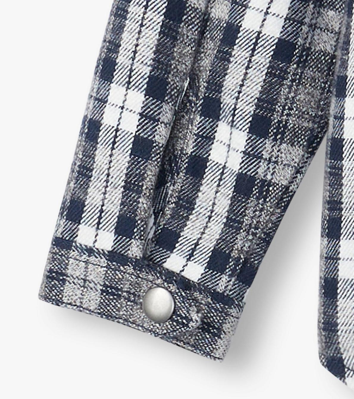 Hatley Sweaters | Boys Boys Salute Plaid Lined Hooded Jacket
