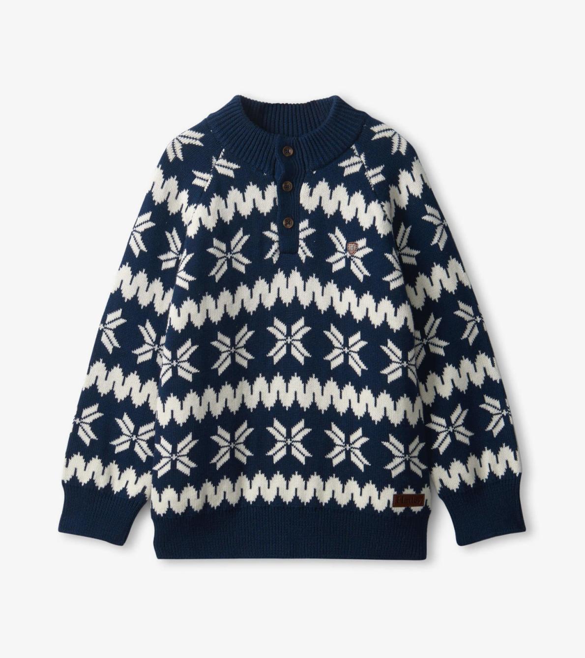Hatley Sweaters | Boys Boys Winter Knit Mock Neck Sweater