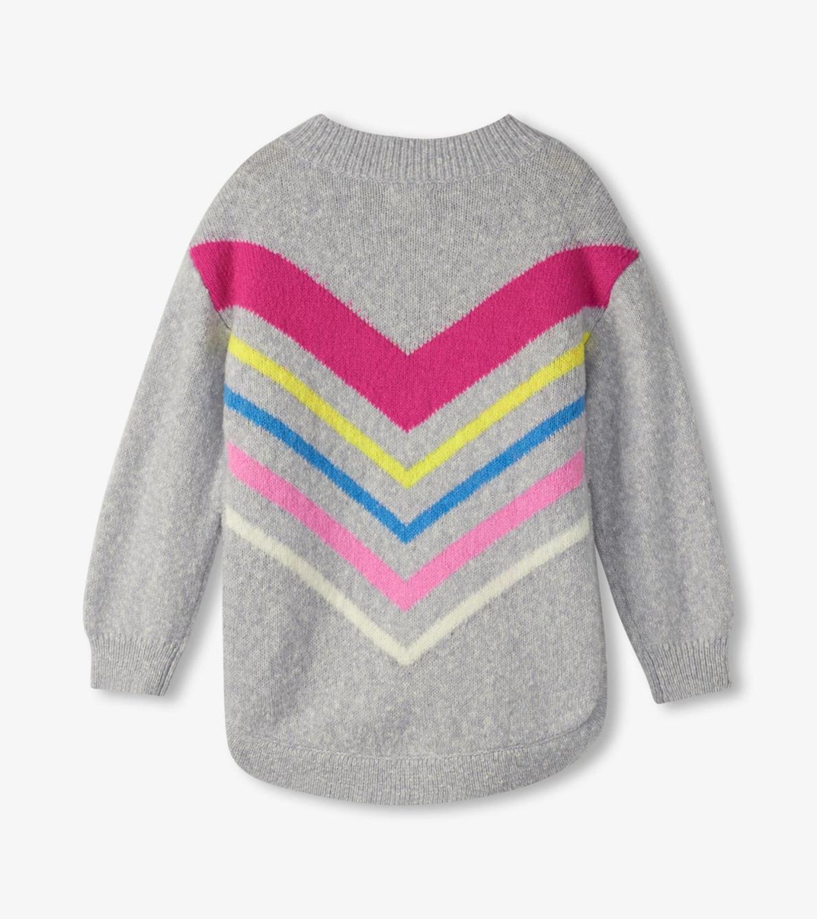 Hatley Sweaters | Girls Girls Chevron Stripe Chunky Sweater Tunic