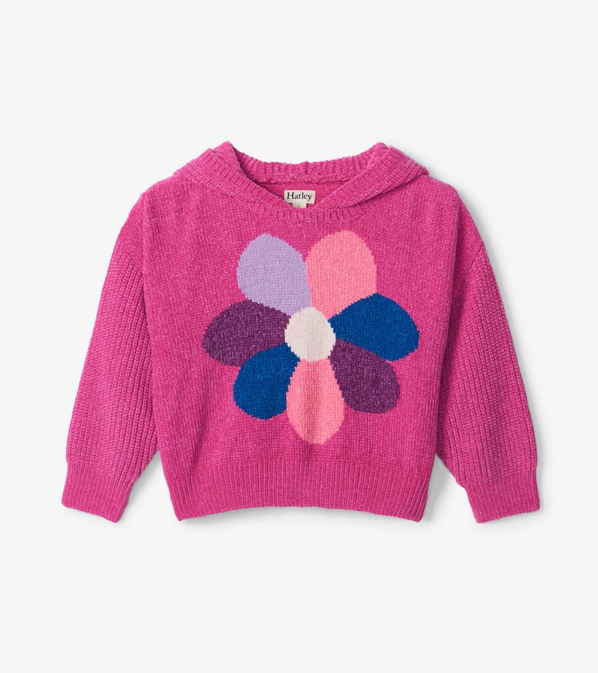Hatley Sweaters | Girls Girls Flower Power Hoodie