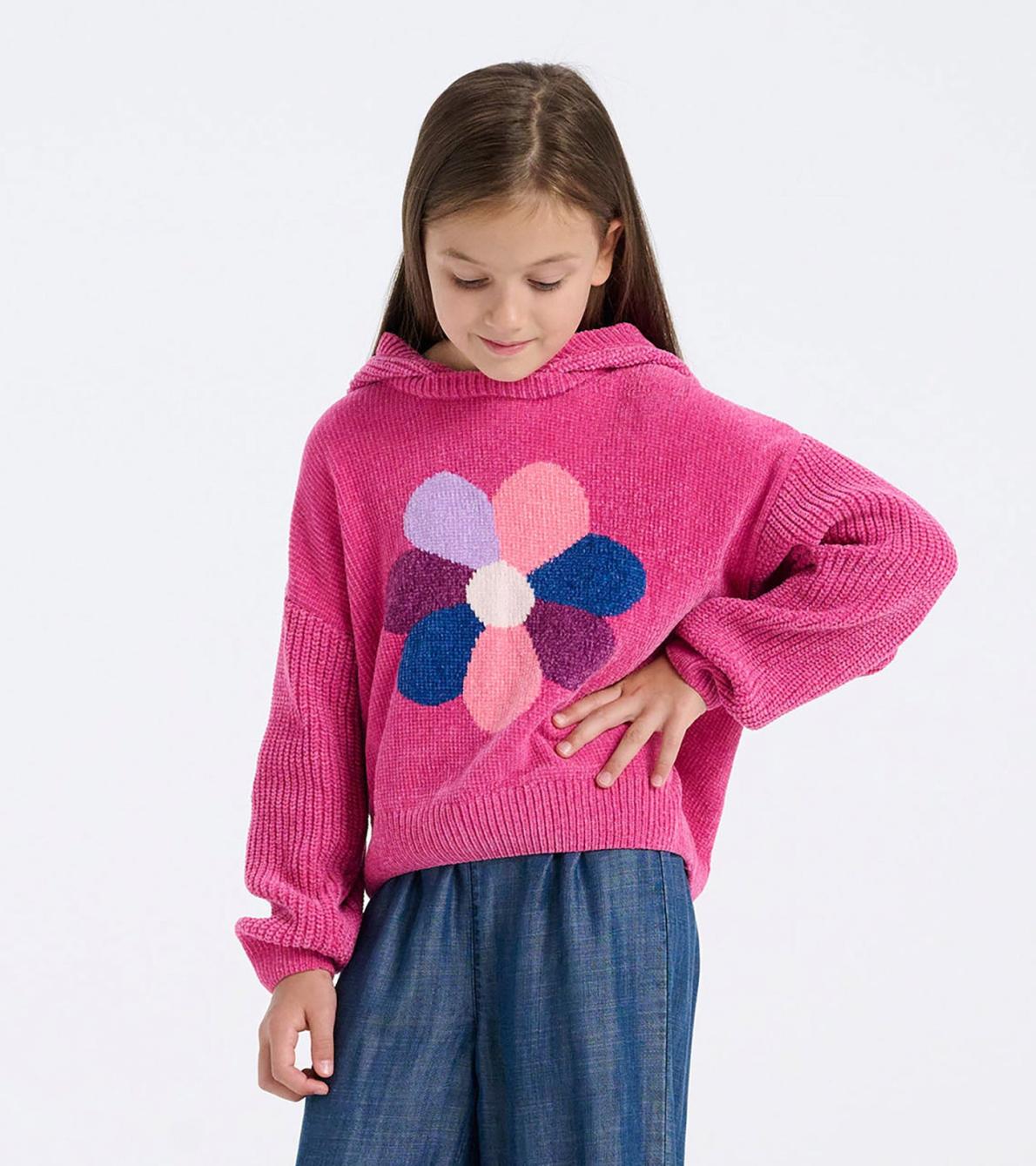Hatley Sweaters | Girls Girls Flower Power Hoodie