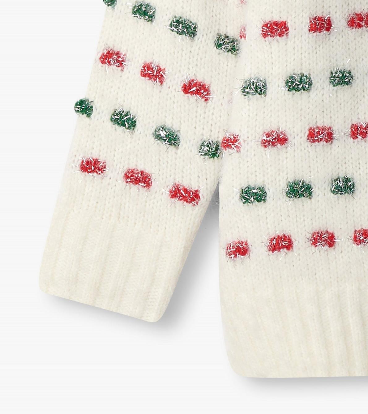 Hatley Sweaters | Girls Girls Holiday Basket Weave Sweater