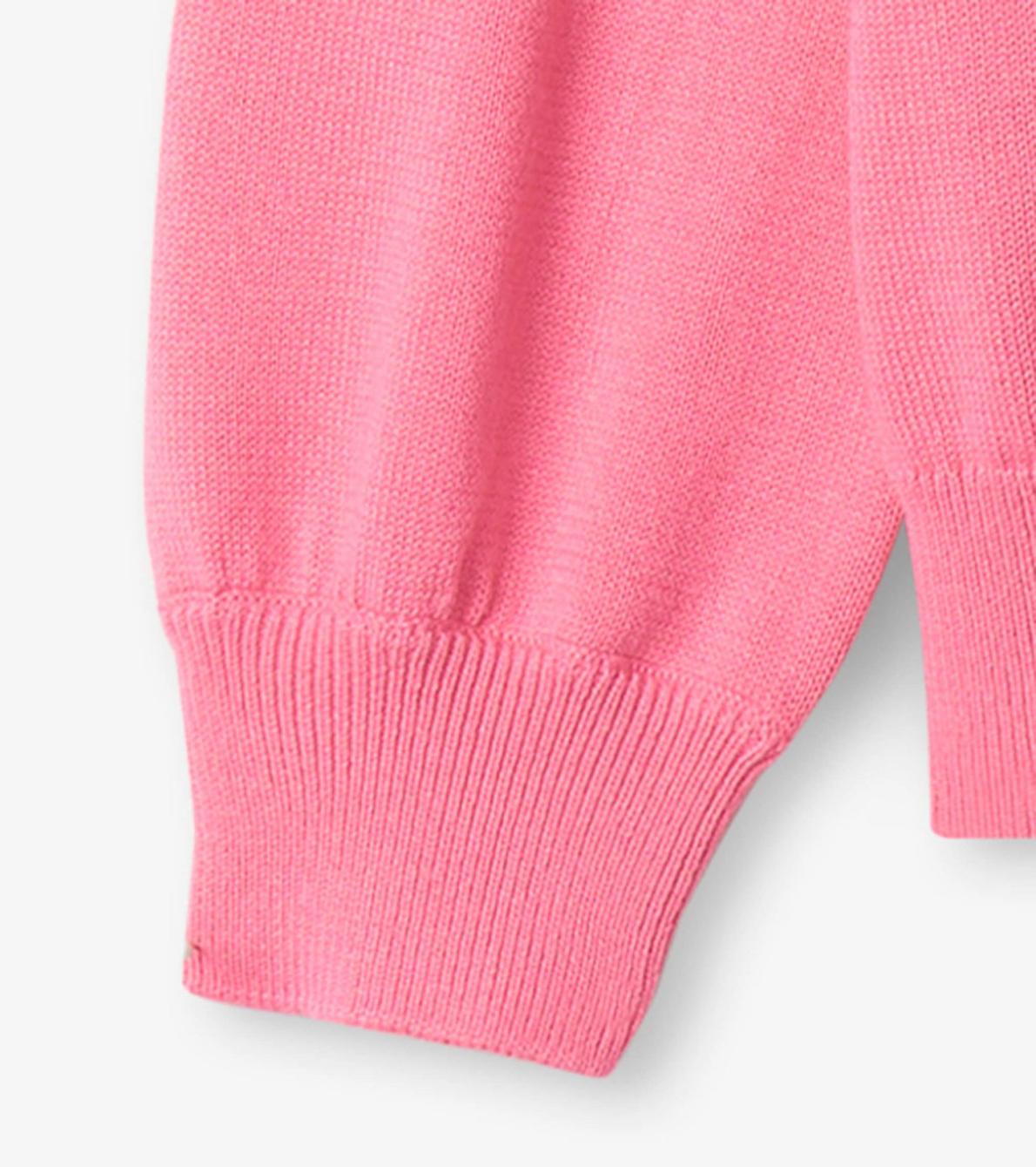 Hatley Sweaters | Girls Girls Pink Rainbow Ruffle Sweater