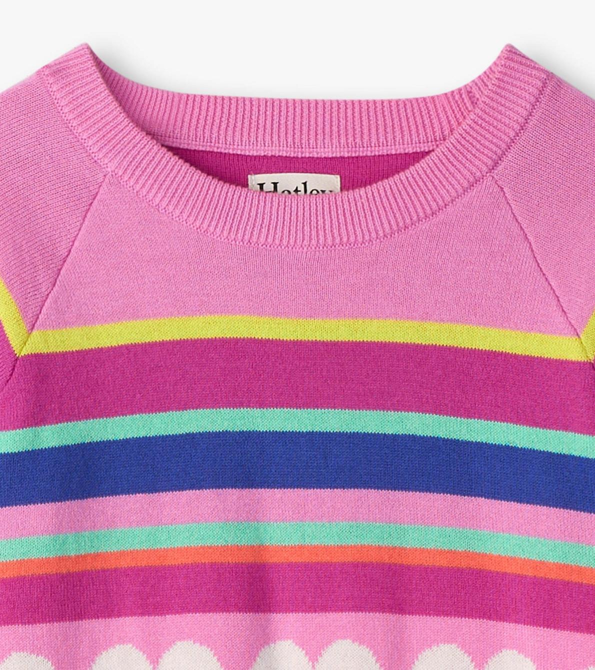Hatley Sweaters | Girls Girls Rainbow Heart Sweater