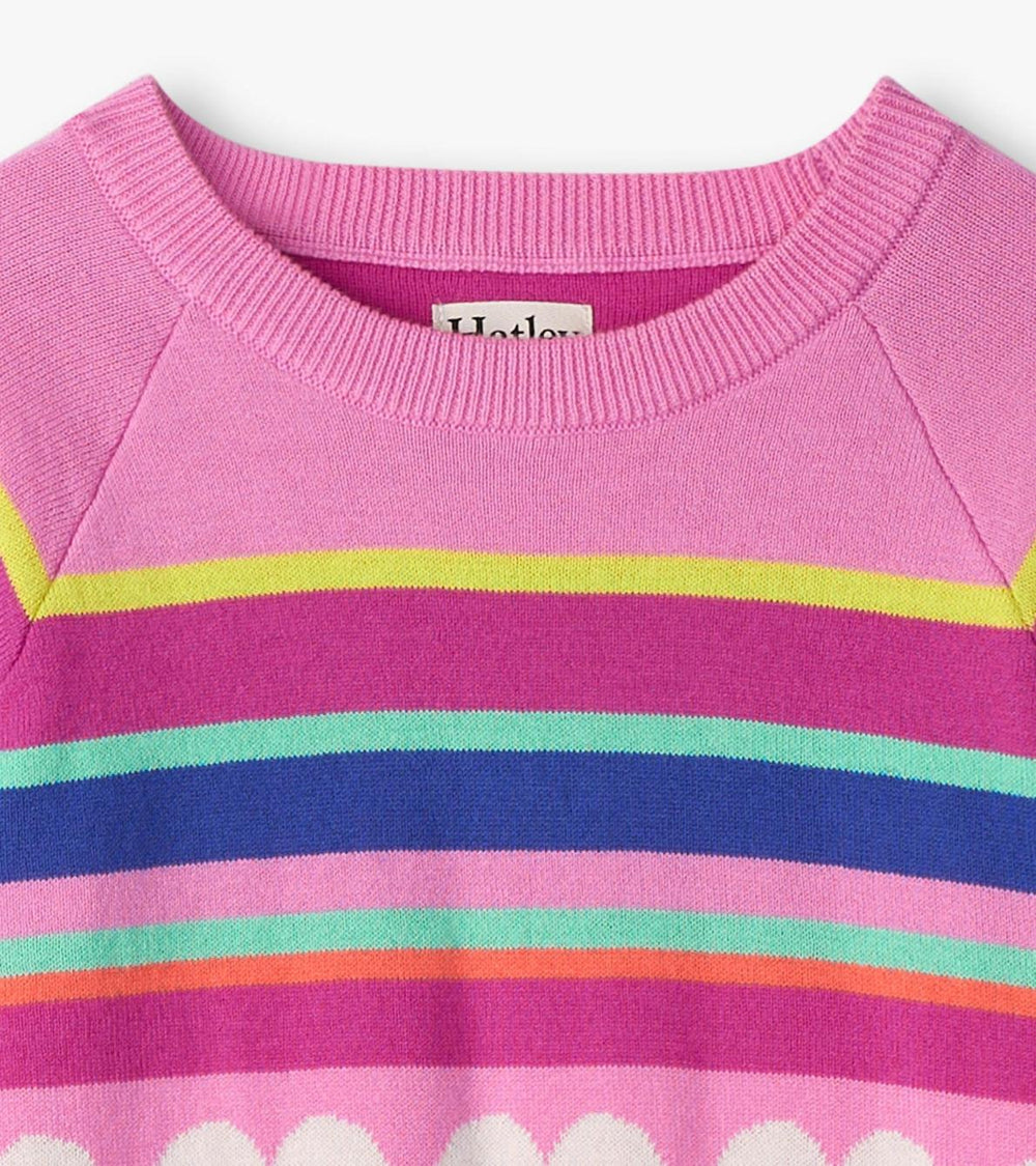 Hatley Sweaters | Girls Girls Rainbow Heart Sweater