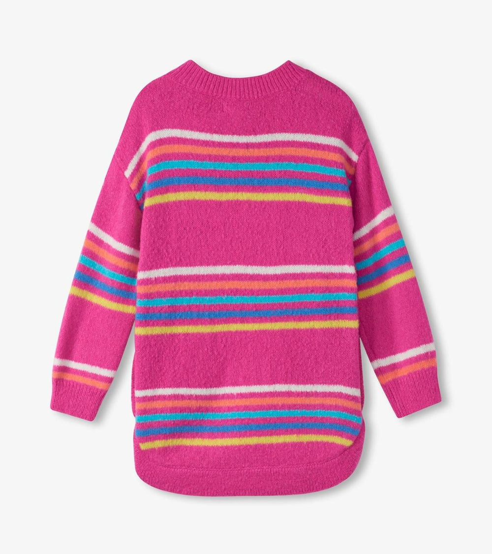 Hatley Sweaters | Girls Girls Rainbow Stripes Sweater Tunic