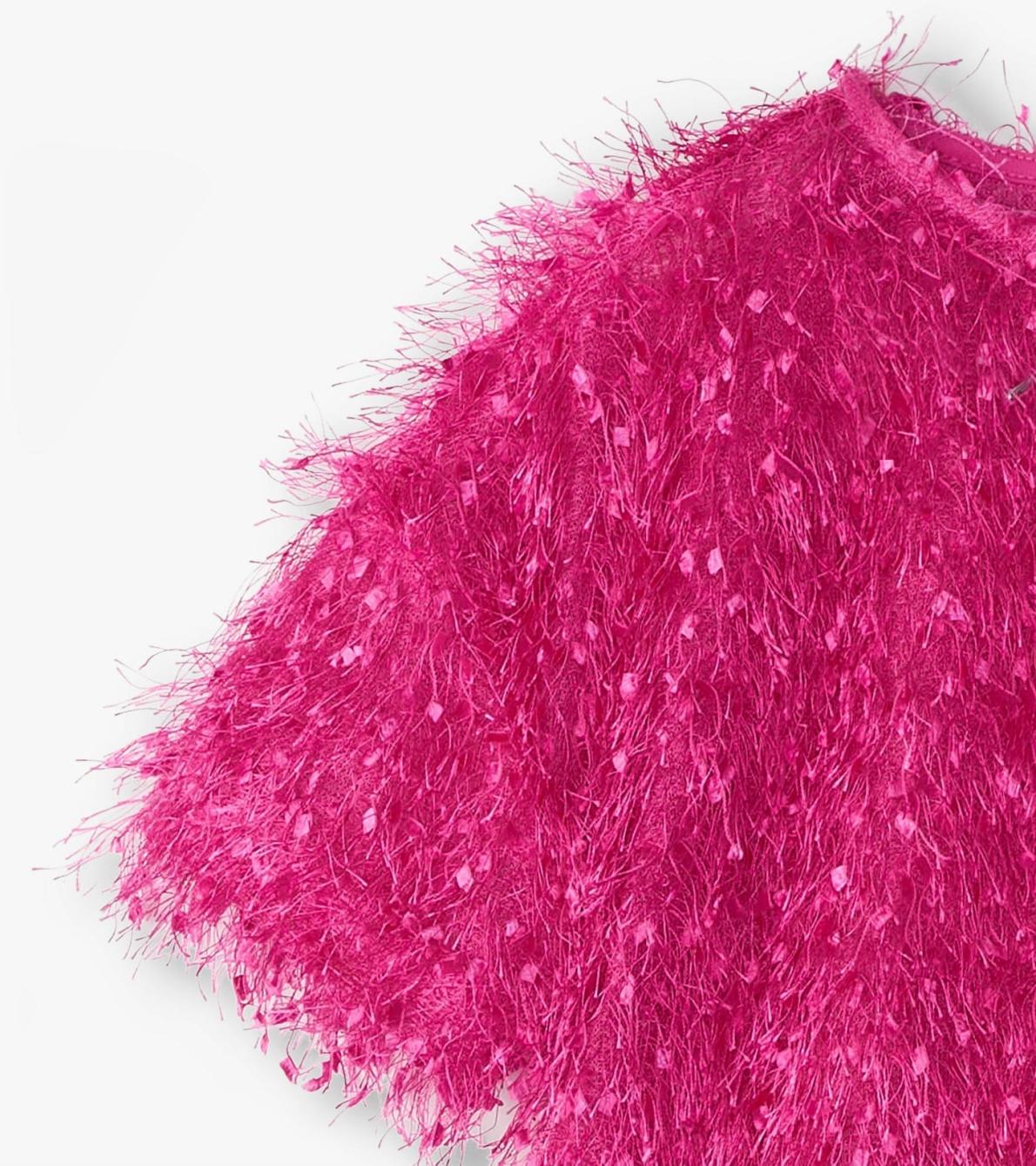 Hatley Sweaters | Girls Girls Rose Violet Fluffy Knit Sweater