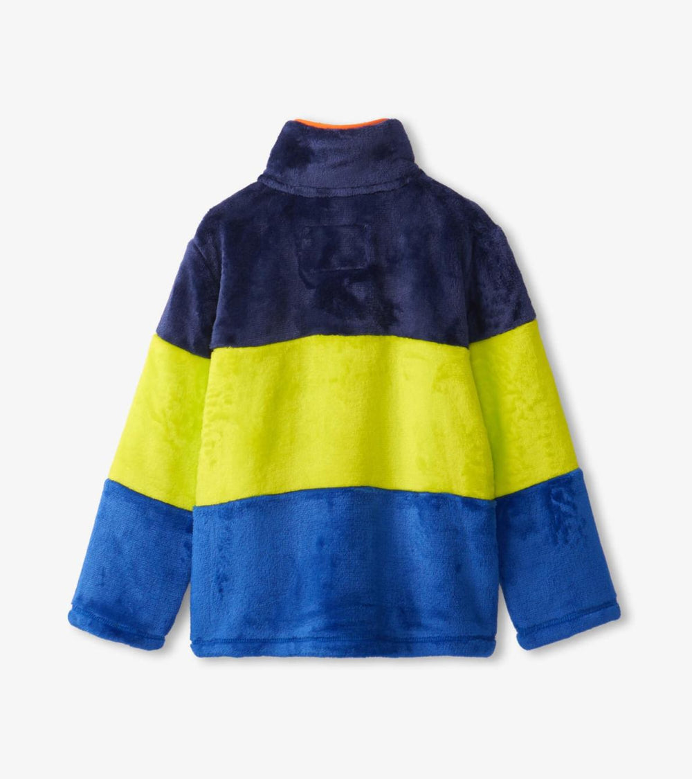 Hatley Sweaters | Girls/Boys Blue &amp; Green Fleece Jacket