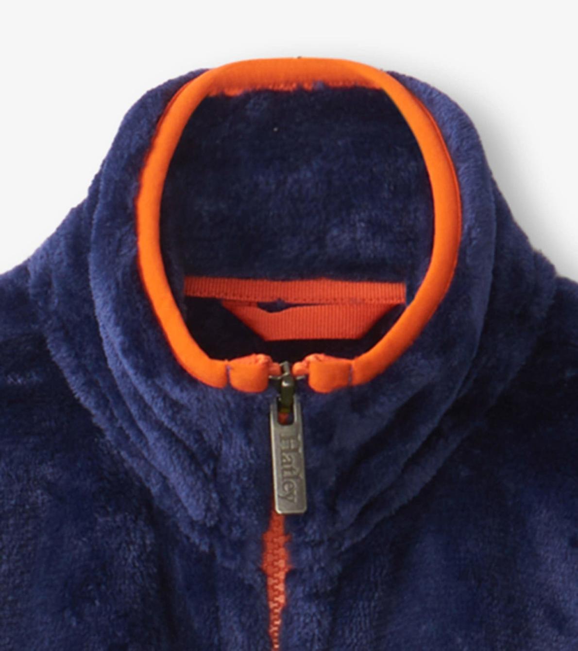 Hatley Sweaters | Girls/Boys Blue &amp; Green Fleece Jacket