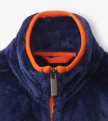 Hatley Sweaters | Girls/Boys Blue &amp; Green Fleece Jacket