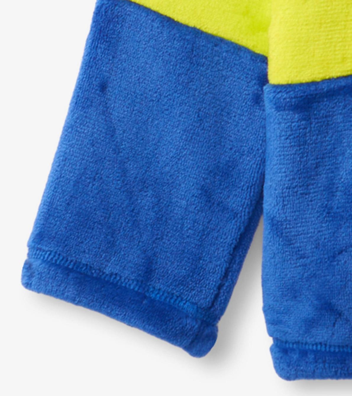 Hatley Sweaters | Girls/Boys Blue &amp; Green Fleece Jacket