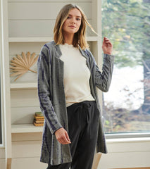 Hatley Sweaters | Women Ami Cardigan - Storm Tie Dye