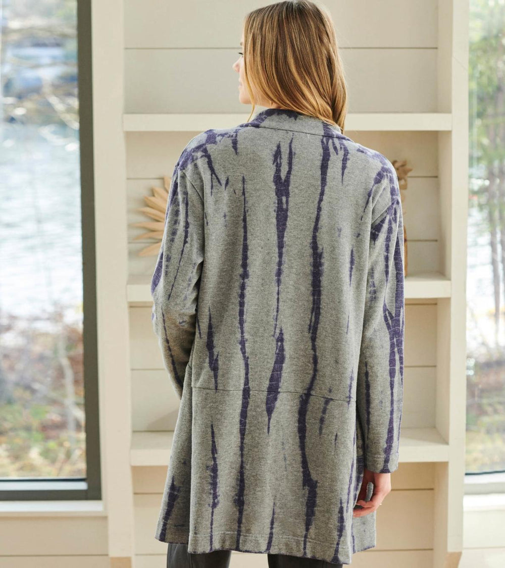 Hatley Sweaters | Women Ami Cardigan - Storm Tie Dye